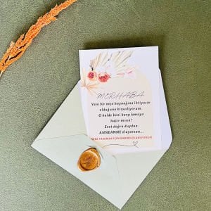 Yeni Bir Neşe Kaynağı Bebek Müjde Kartı – Anneanne İçin