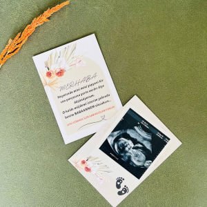 Yepyeni Bir Can Parçası Bebek Müjde Kartı  – Babaanne Oluyorsun