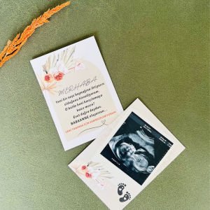 Yeni Bir Neşe Kaynağı Bebek Müjde Kartı – Babaanne İçin