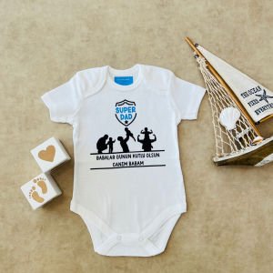 Super Dad - Özel Tasarım Bebek Body