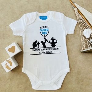 Super Dad - Özel Tasarım Bebek Body/Zıbın Baby Bodysuit