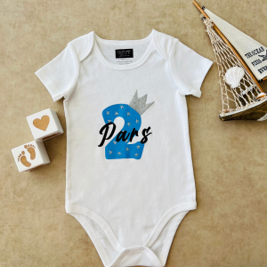 İsme Özel 2 Yaş - Özel Tasarım Bebek Body/Zıbın Baby Bodysuit
