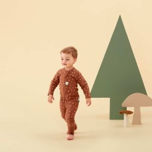 ErgoPouch Organik Patikli Pijama Tulum (1.0 TOG) Acorn