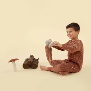 ErgoPouch Organik Patikli Pijama Tulum (2.5 TOG) Acorn