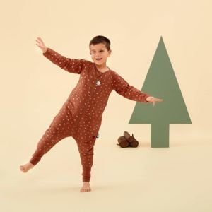 ErgoPouch Organik Patikli Pijama Tulum (2.5 TOG) Acorn