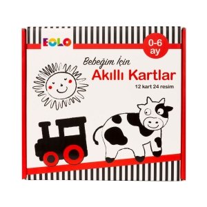 Eolo Bebeğim için Akıllı Kartlar 0-6 ay