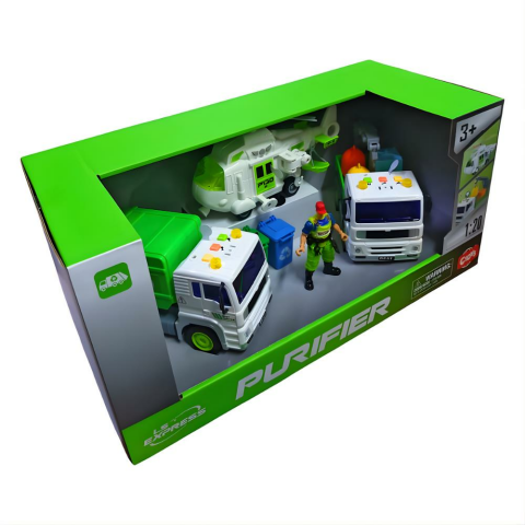 1:20 Işıklı Sesli Figürlü Çevre Temizleme Araçları