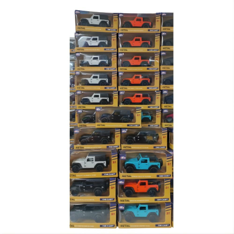 Kutulu 1:36 Çek Bırk Araba Metal Off Road