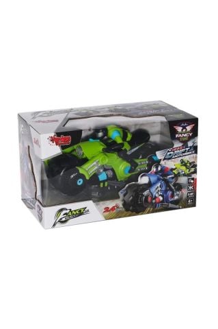 HB-MK10A01-02 Kumandalı Şarjlı Motorsiklet Fancy Stunt 1:10