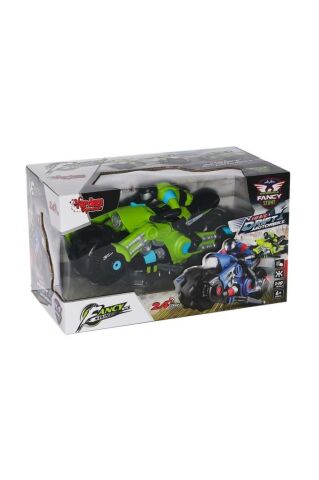 HB-MK10A01-02 Kumandalı Şarjlı Motorsiklet Fancy Stunt 1:10