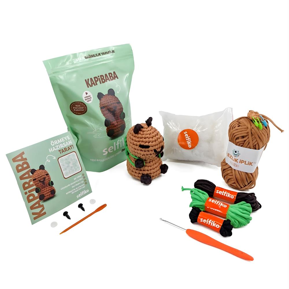 Kapibara Örgü İpi Seti
