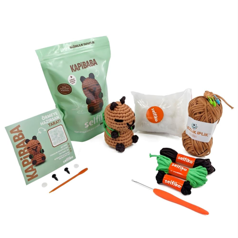 Kapibara Örgü İpi Seti