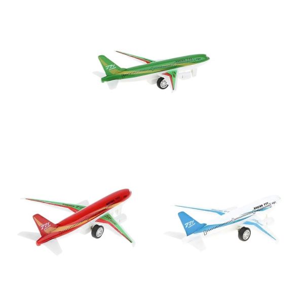 Die Cast Sesli ve Işıklı Çek Bırak Uçak