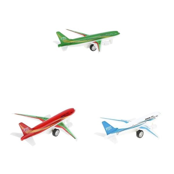 Die Cast Sesli ve Işıklı Çek Bırak Uçak