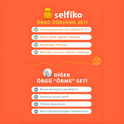 Eşekcan Örgü İpi Seti