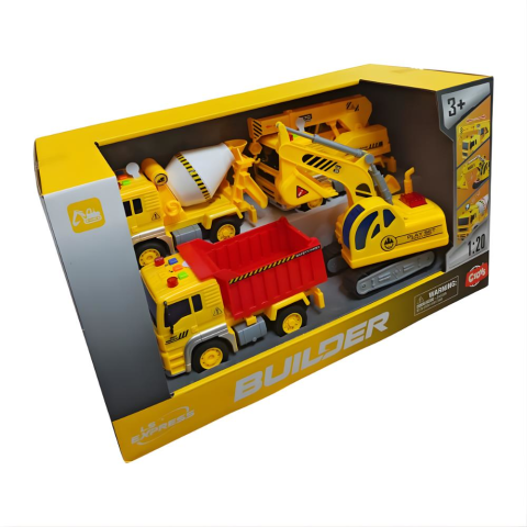 1:20 Işıklı Sesli İş Makinaları