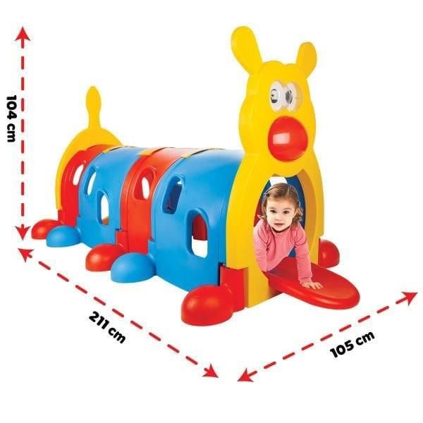 Tırtıl Tünel 4 Bölmeli