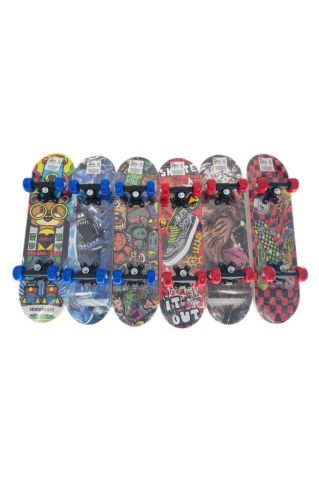 F-sports 45 Cm Zımparalı Ahşap Tahta Kaykay Küçük Boy