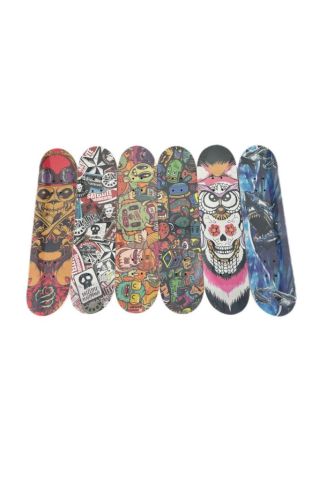 F-Sports 80 cm Zımparalı Ahşap Tahta Kaykay – Büyük Boy