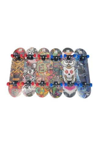 F-Sports 80 cm Zımparalı Ahşap Tahta Kaykay – Büyük Boy