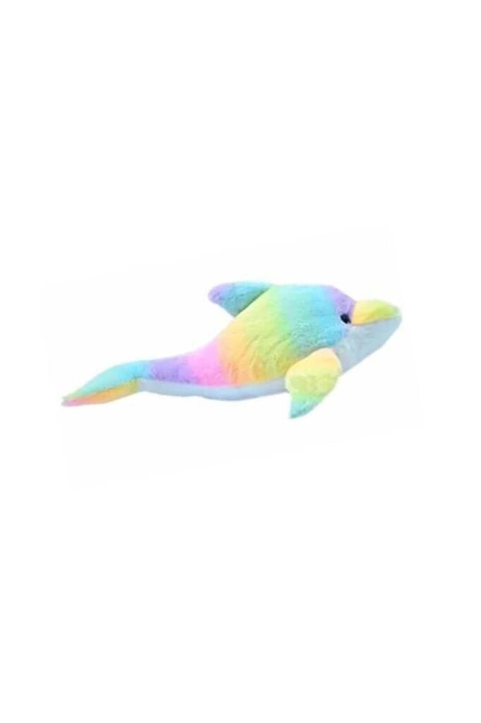 50CM Renkli Yunus Balığı Peluş Oyuncak 62860