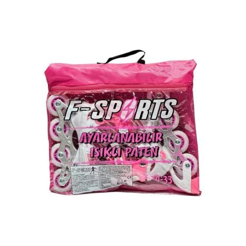 Metal Alıştırma Paten 30-33 Pembe