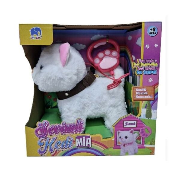 Tasmalı Etm92 Sesli Sevimli Mia Kedi