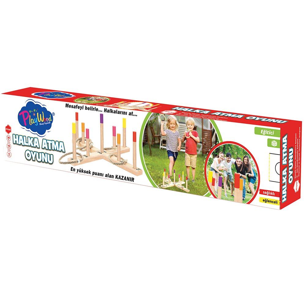 Kutulu Ahşap Halka Oyunu