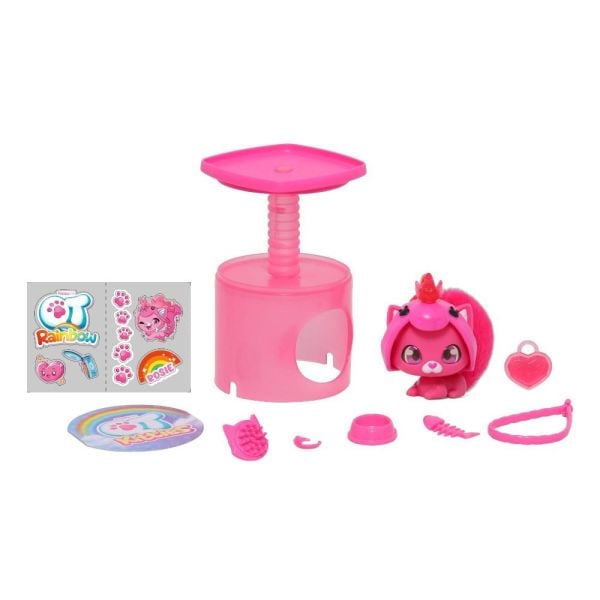 Gökkuşağı Serisi Sürpriz Aksesuarlı Yavru Kedi (6 Asorti)