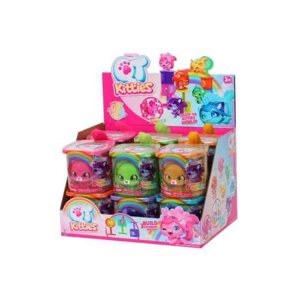 Gökkuşağı Serisi Sürpriz Aksesuarlı Yavru Kedi (6 Asorti)