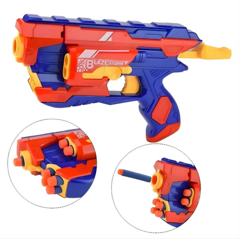 Nişancı 3 Yumuşak Sünger Atan Tabanca