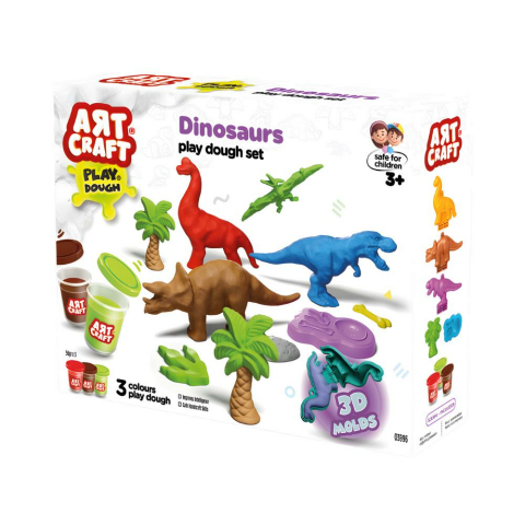 Art Craft Dinozorlar Hamur Set 168 Gr