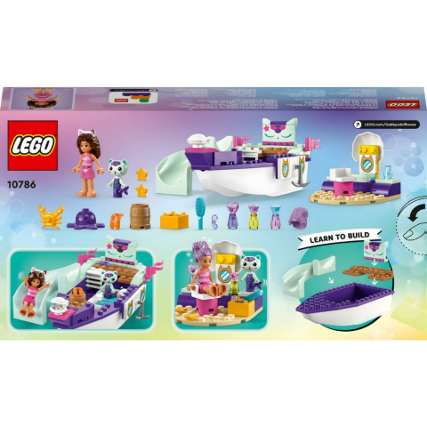 LEGO® Gabby ve Süslü Kedi’nin Gemisi ve Spa 10786
