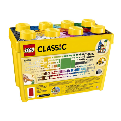 LEGO Classic Büyük Boy Yaratıcı Parçalar Yapım Kutusu 10698 - Yaratıcı Çocuklar için Oyuncak Yapım Seti (790 Parça)