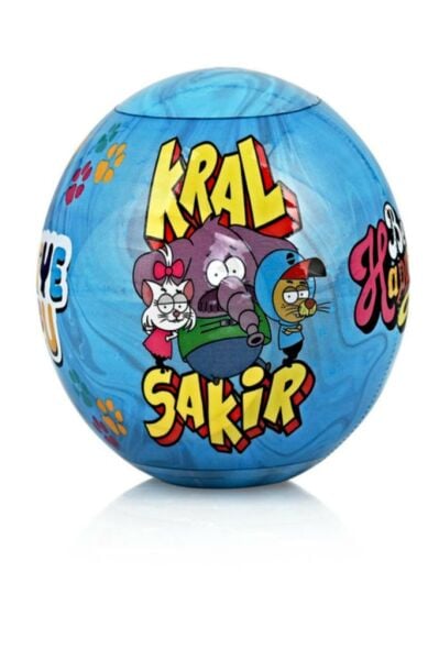 KRAL ŞAKİR ANAHTARLIK HEDİYELİ MAVİ SÜRPRİZ TOP