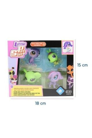 Little Pet Suit 4'lü Figür Set