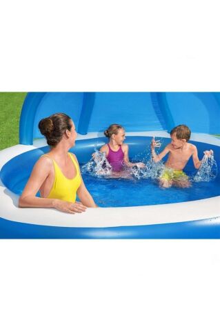 Bestway Güneşlikli Şişme Havuz 241*241*140