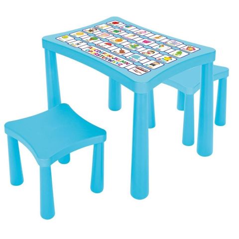 Story İki Tabureli Masa Mavi