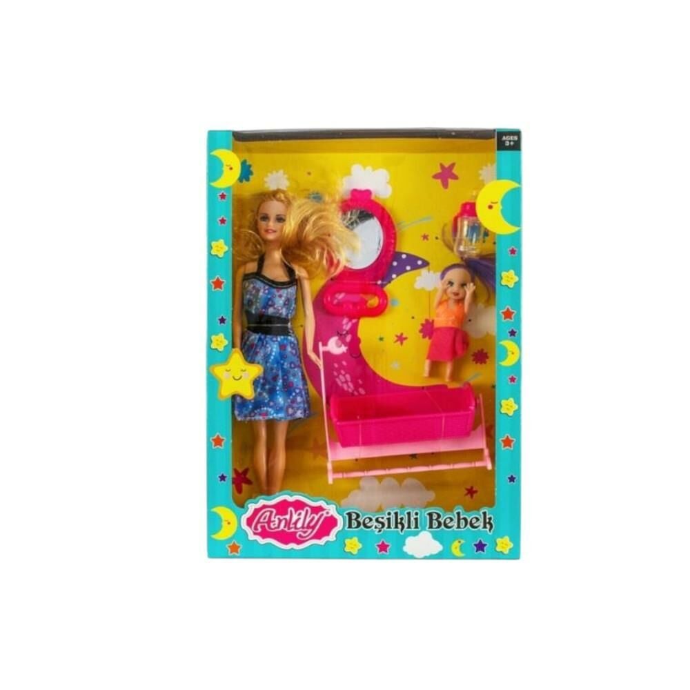 Anlily Kutulu Beşikli Bebek