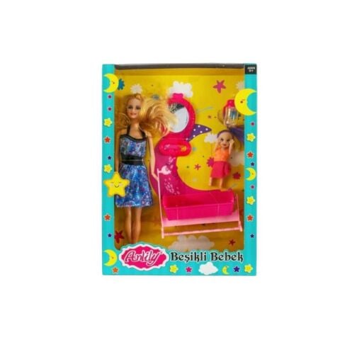 Anlily Kutulu Beşikli Bebek