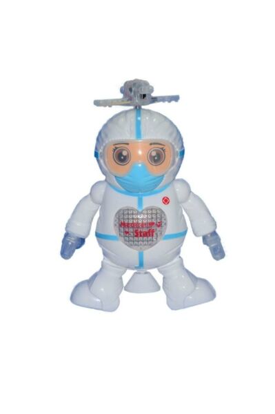 Medical Robot Sesli ve Işıklı Dans Eden Medikal Robot