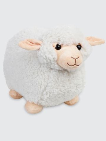 Peluş Oyuncak Kuzular 38cm Siyah/Beyaz