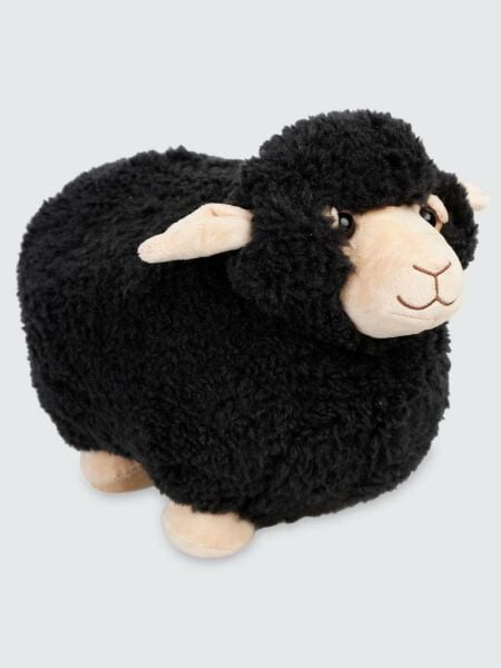 Peluş Oyuncak Kuzular 38cm Siyah/Beyaz