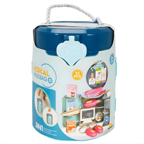 Taşınabilir Doktor Set Kapsülü 3in1 25 Parça