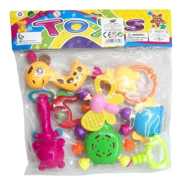 Hayvan Figürlü Çıngırak Seti 697-4