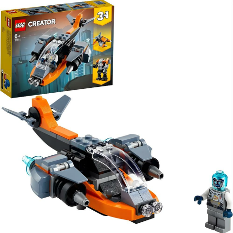 Lego Creator 3’ü 1 Arada Siber İnsansız Hava Aracı 31111