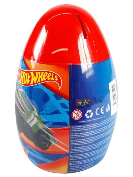 Hot Wheels Lisanslı Dev Yumurta Kırmızı 3+ Yaş