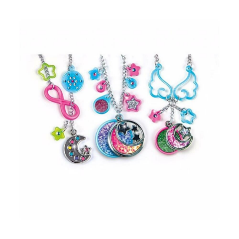 Clementoni Crazy Chic Bileklik Yapma Seti Ay Işığı Kolyeler