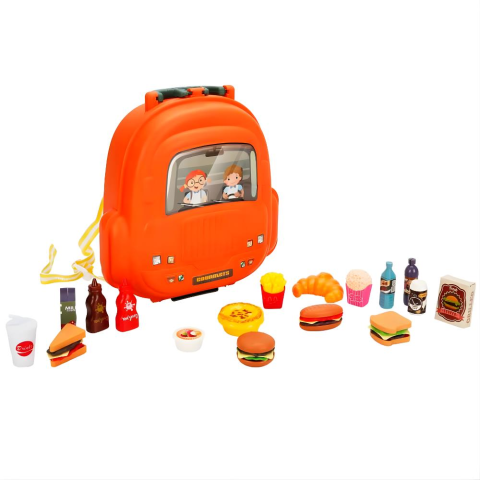 Little Chef Çantalı Hamburger Dükkanı Oyun Seti