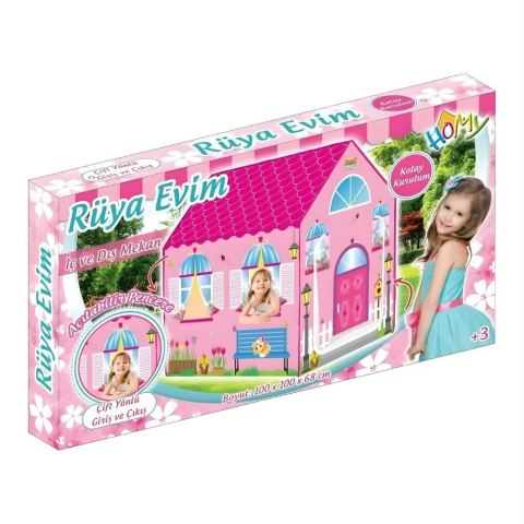 Furkan Toys Homy Rüya Evim Oyun Evi Çadır
